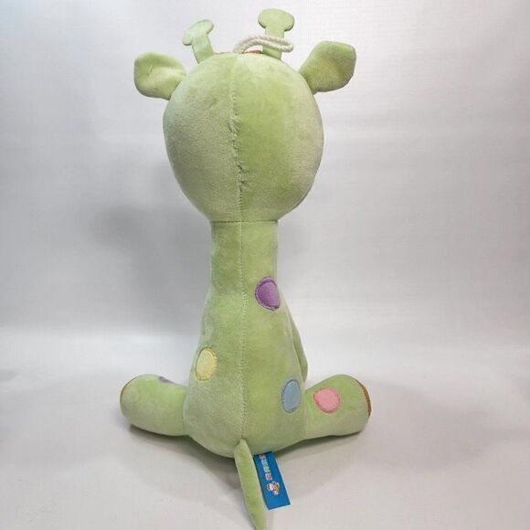 PLUSH TOY 15" Cartoon Smiling Candy Candy Green Color Spots Giraffe - Picture 5 of 12